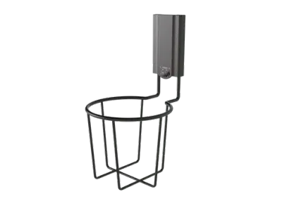 Gator Magnetics Black 4&quot; Diameter Multi-Purpose Cup &amp; Can Holder, 25Lb Capacity