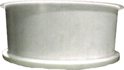 Poly View Bin Extension, 84&quot; Diameter, 1 Ton, 40 Bushel
