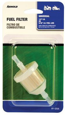 Arnold FF-125A In-line Fuel Filter, Fits 1/4&quot;&amp;5/16&quot; Lines