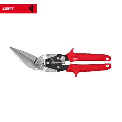 Milwaukee Long Left Cut Offset Tin Snips