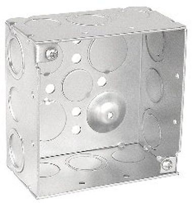 Southwire 52171-S-UPC Steel 2G Switch Box, 4&quot;X4&quot;X2-1/8&quot;  W/16 1/2 &amp; 3/4 KO