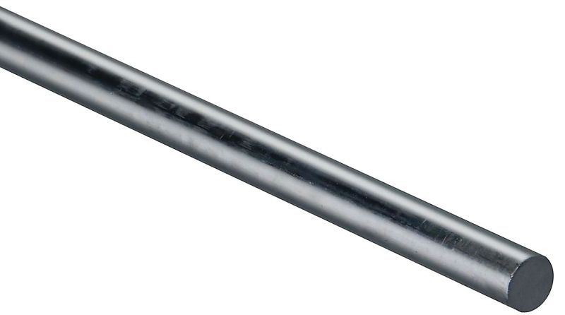 National Hardware N179-796  ZP Round Steel Rod, 7/16&quot;X36&quot;