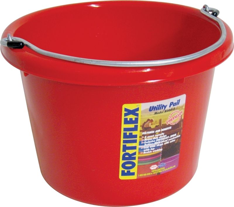 Fortex N4008R Red 8Qt Bucket