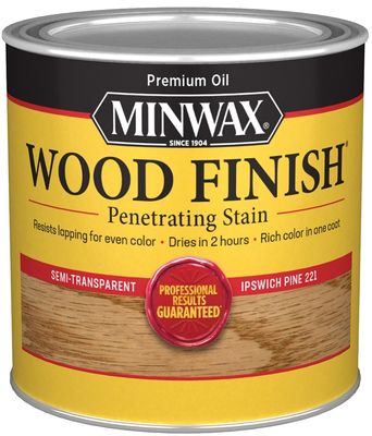 Minwax 222104444 Ipswich Pine Wood Stain, 1/2Pt