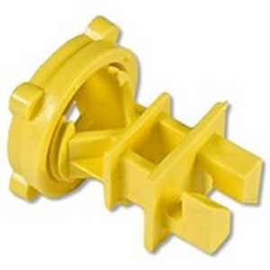 Zareba IRY-Z Screw -On Round Post Fence Insulators, for Wire,   25Pk