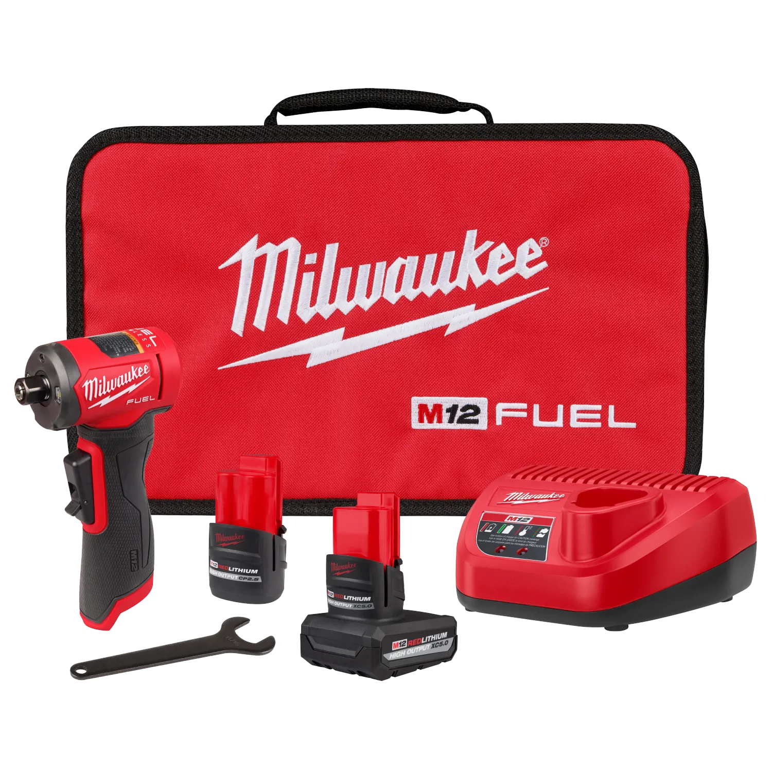 Milwaukee M12 Fuel Right Angle Die Grinder Kit