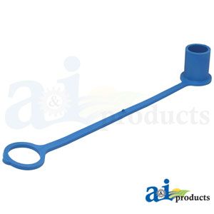 Blue Hydraulic Dust Cap, 1/2&quot;