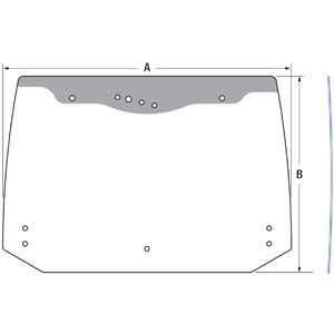 Aftermarket LS Glass-Rear-Window-Trg863