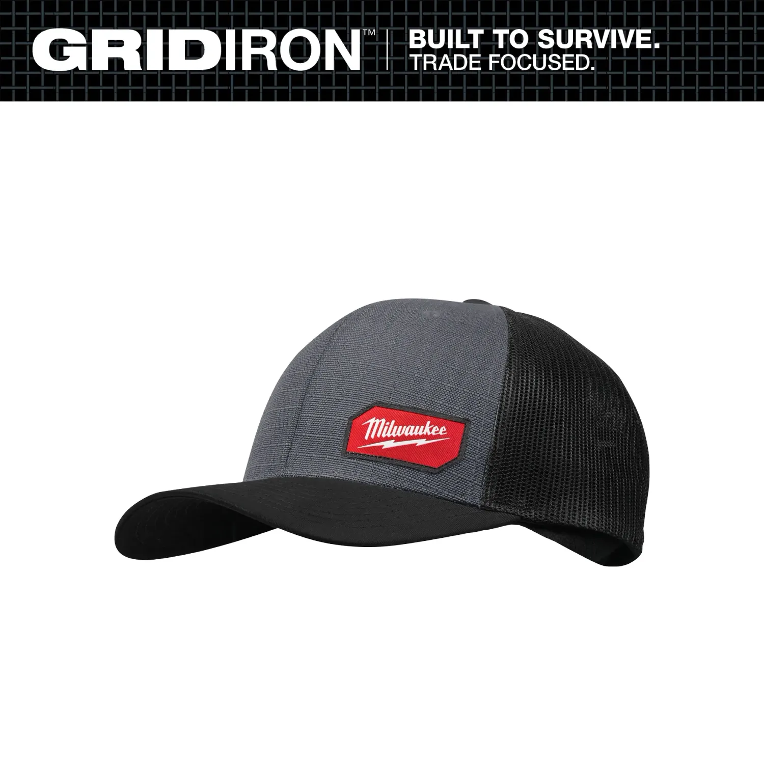 Milwaukee Gridiron Gray Trucker Hat