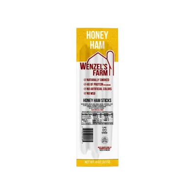 Wenzels Farm Honey Ham Beef Sticks, 8oz
