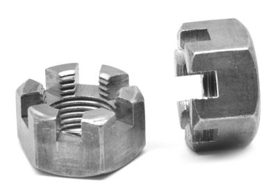 Slotted Castle Nut, 1-3/8&quot;-12 NFT