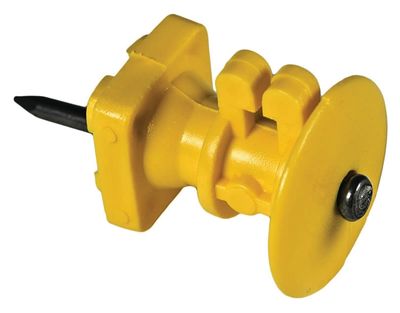 Zareba Fence Insulators, Wood Post w/Nails, 25-Pk.