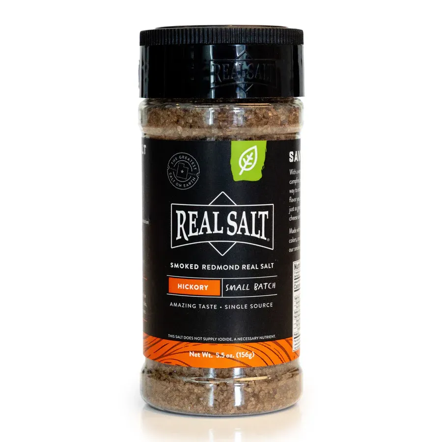 Redmond Real Salt Hickory Smoked Salt Shaker,  5.5oz