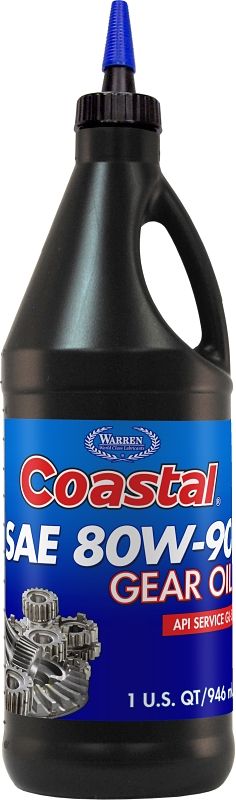 Coastal 12401 Gear Oil, 80W-90 1-Qt