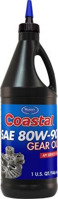 Coastal 12401 Gear Oil, 80W-90 1-Qt