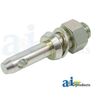 A&amp;I Products Lift Arm Pin, Cat 2 Thread to Cat 1 Pin