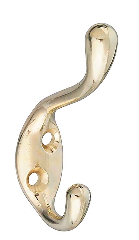 National Hardware N248-229 Brass Coat/Hat Hook