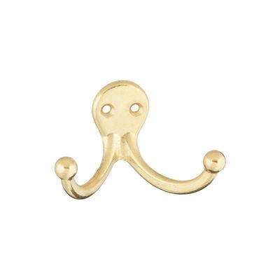 National Hardware N199-224 Brass Coat/Hat Hook