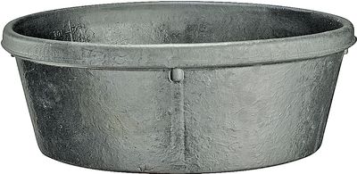 Fortex CR-20 Black Rubber Feed Pan, 2Qt
