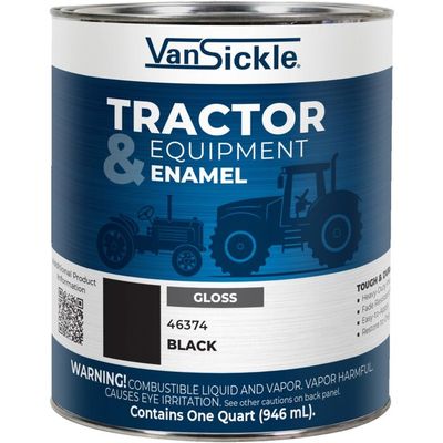 Van Sickle Gloss Black Paint, 1-Qt