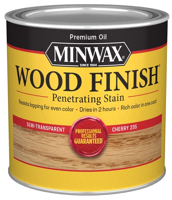 Minwax 223504444 Int. Cherry Wood Stain, 1/2Pt