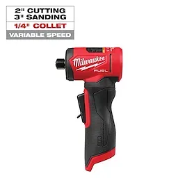 Milwaukee M12 Fuel Right Angle Die Grinder, (Bare Tool)