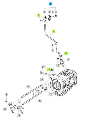 LS Knob-Assy-Mec-Trg869 (40194081)