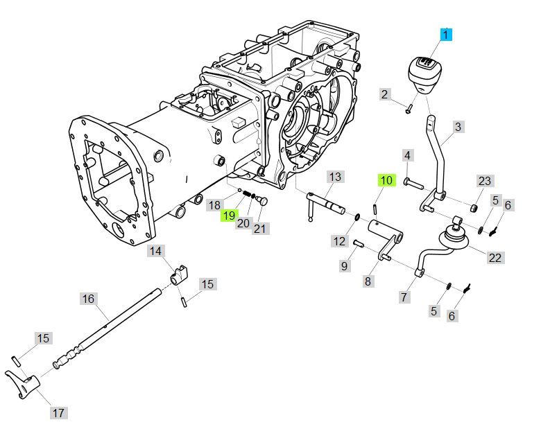 LS ​Knob-Range_Shift-Trg293 (Replaces 40276120)