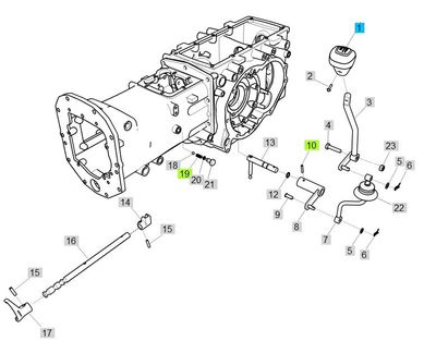 LS Knob-Range_Shift-Trg293 (Replaces 40276120)