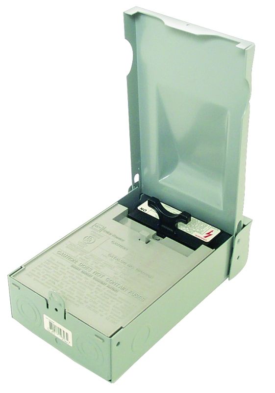 Cutler-Hammer DP Series DPU222RP Disconnect Switch, Non-Fused, Pullout, Gray