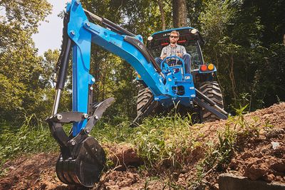 LS Backhoe for MT226HEC, MT2E, MT2 (32,42) Tractors (No Bucket)