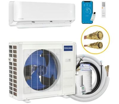 MR Cool DIY 5th Gen. Mini-Split  Unit w/25Ft Lineset, 18,000BTU, 750Sq Ft, 208/230V