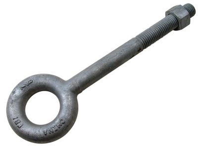 Galv Forged Eyebolt, 1/2&quot;X8&quot;  2600Lbs WLL