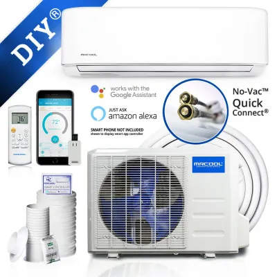 MR Cool 5th Gen. Diy Mini-Split Unit Heat, 34,400BTU, 1550Sq Ft,