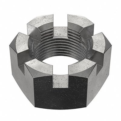 Slotted Castle Nut, 1-1/4&quot;-12 NFT