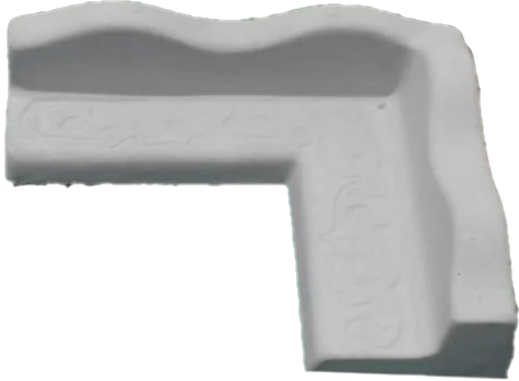 Sharp Inside Corner Concrete Edging, 12-1/2"X5-1/2"T X5"