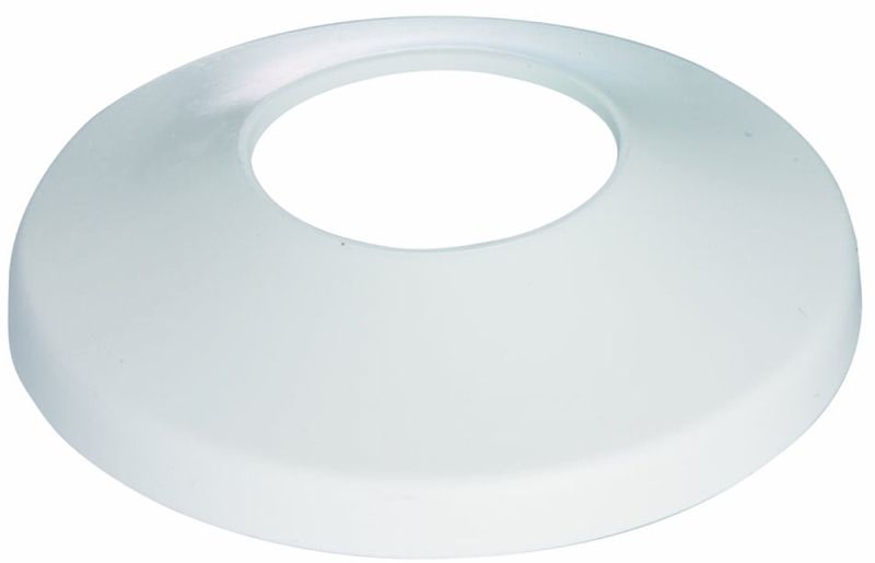 PlumbPak PP808-82 Shallow White Plastic 3-1/2&quot; Bath Flange