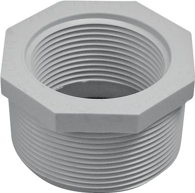 LASCO 439251BC PVC Reducer Bushing, 2&quot;X 1-1/2&quot; MPTxFPT