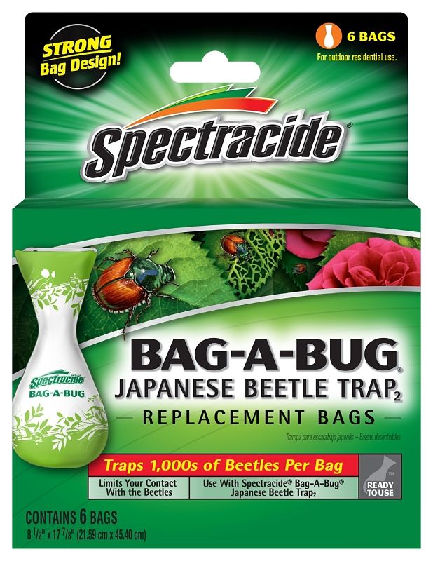 Spectracide 56903 Japanese Beetle Trap Bags  6Pk