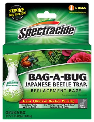 Spectracide 56903 Japanese Beetle Trap Bags  6Pk