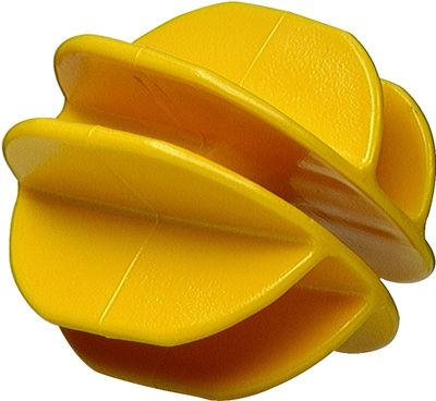 Zareba ICY-Z Fence Insulators, Donut Corner Insulators, Yellow   10Pk