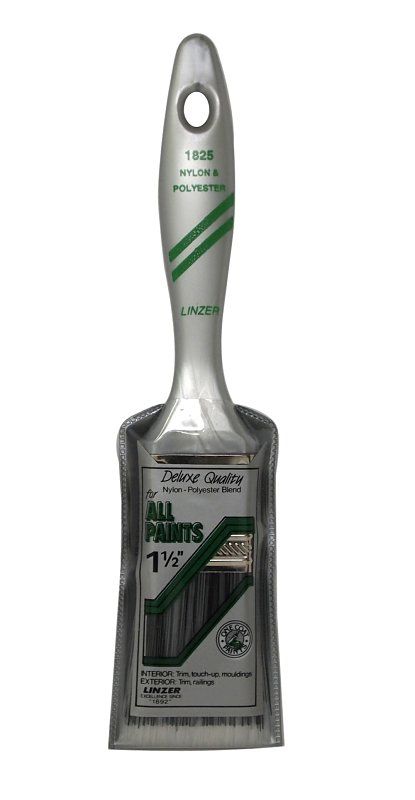 Linzer 1825-1.5 Poly/Nylon Paint Brush, 1-1/2&quot;