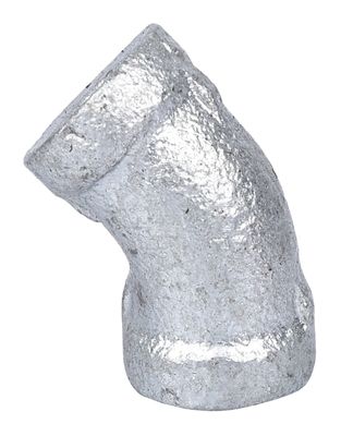 ProSource PPG120-6 Galv. Steel Pipe Ell, 1/8&quot; 45Deg