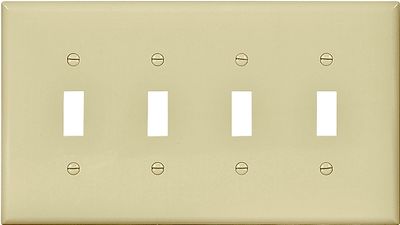 Eaton PJ4V Unbreakable Mid-Sized Ivory 4G Switch Cover