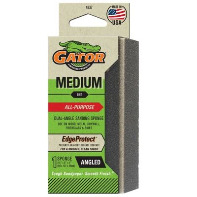 Gator 4637 Wedge Sanding Sponge, Medium