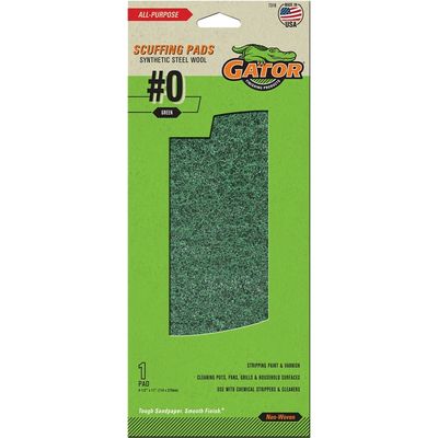 Gator 7318 Green Sanding Pads, 4-3/8&quot;X11&quot;