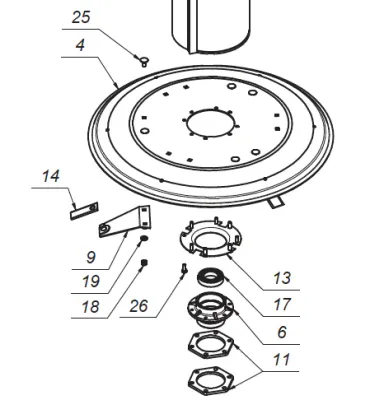 Samasz Drum Mower Spacer