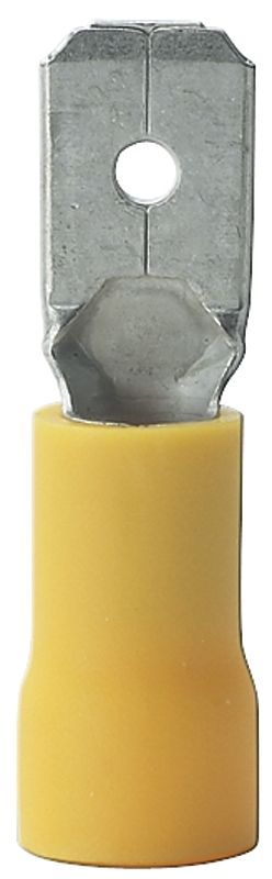 GB 20-145M Yellow Male Disconnect Wire Terminals, 12-10Awg, 16Pk