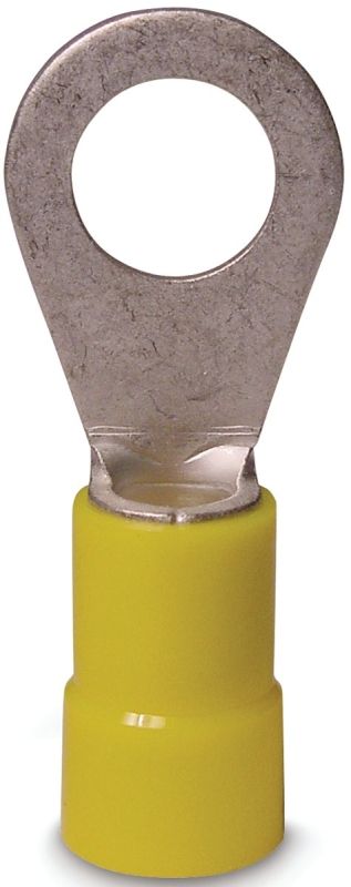 GB 20-108 Yellow Wire Ring Terminals, 12/10Ga 3/8&quot;, 13Pk