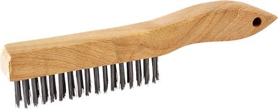 ProSource WB00416S Wire Brush, Shoe Handle Style